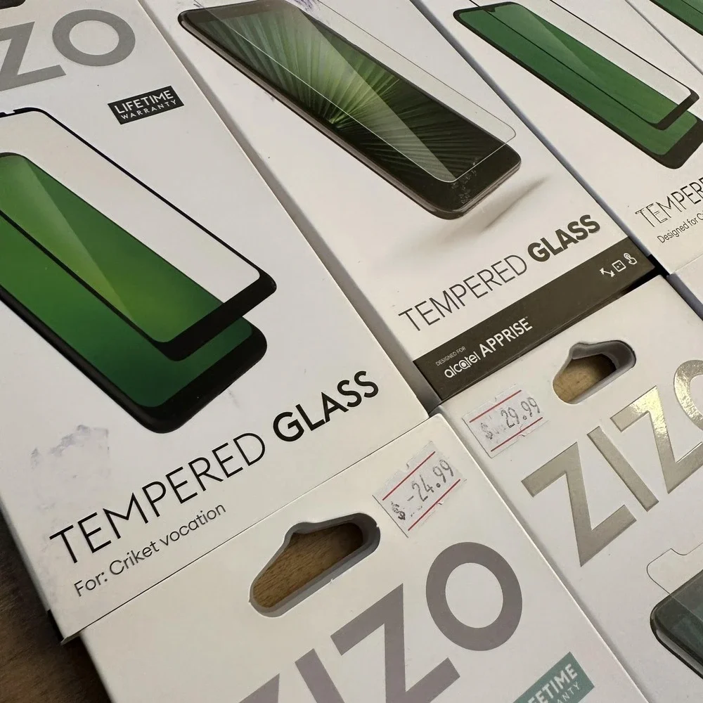 Zizo Tempered Glass Screen Protector Lot Clear IPhone 13 Moto G Cricket Ovation2